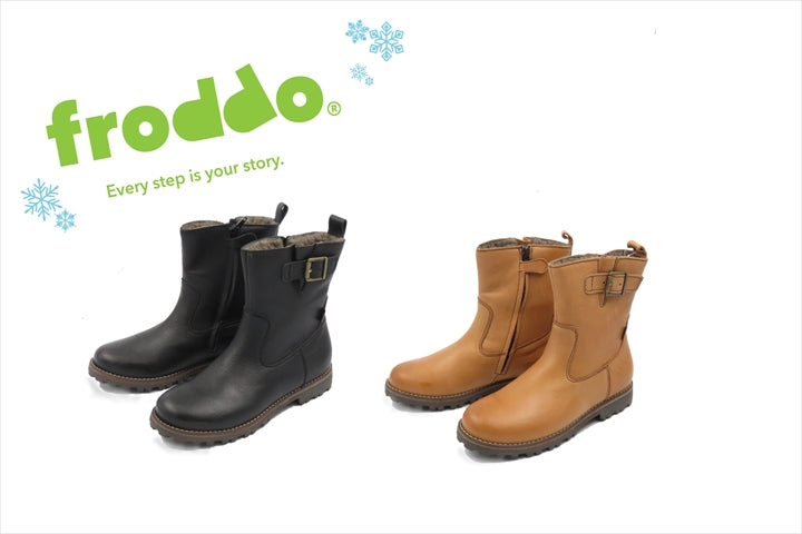FRODDO★足幅が細い大人の方にもおすすめ!上質なウールであたたかな防水ショートブーツ