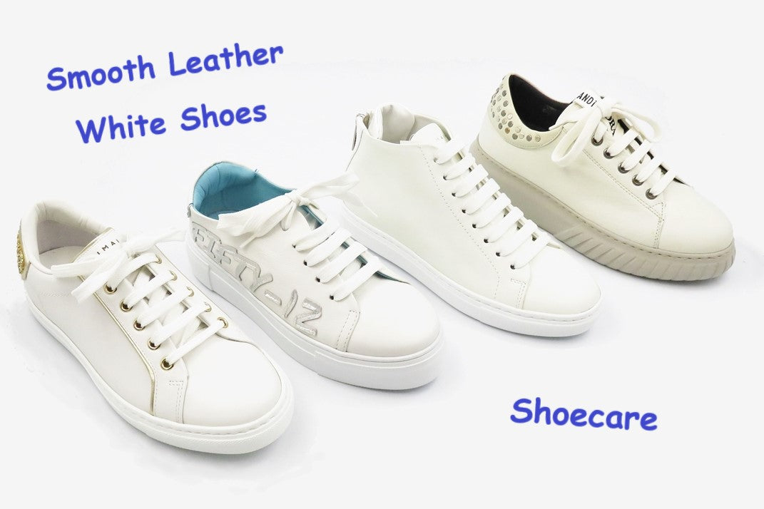 白い革靴のお手入れについて★Part1 スムースレザーのお手入れ