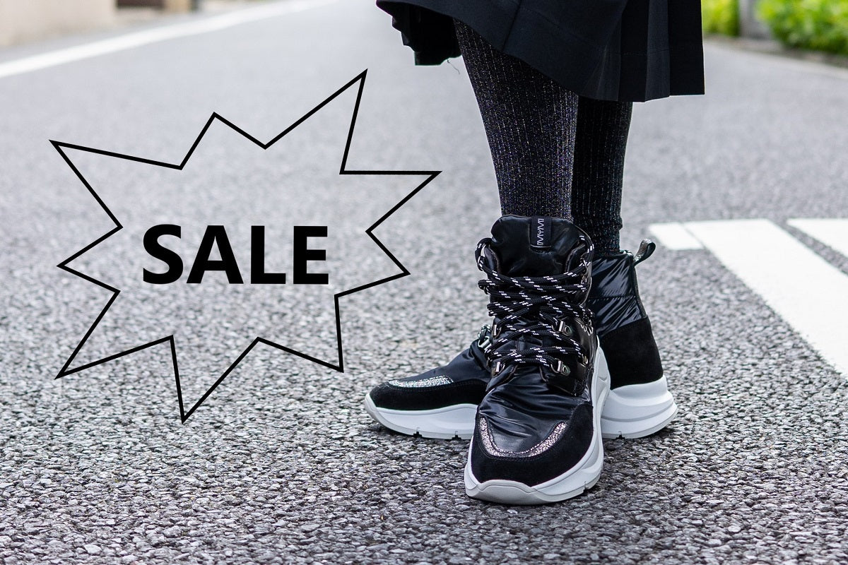 SALE開催中!足元が主役になるアイテムはいかがでしょうか?