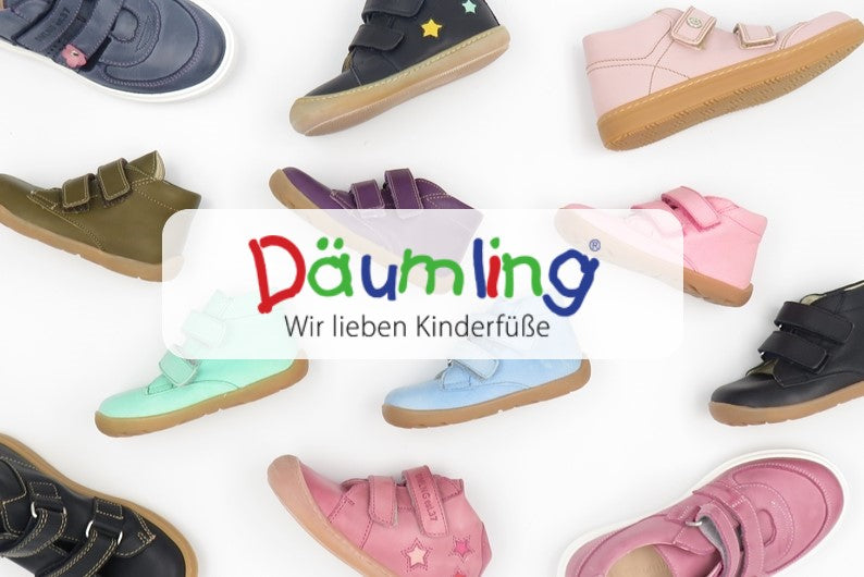 ドイツの子ども靴メーカーであるダウムリングの靴の写真