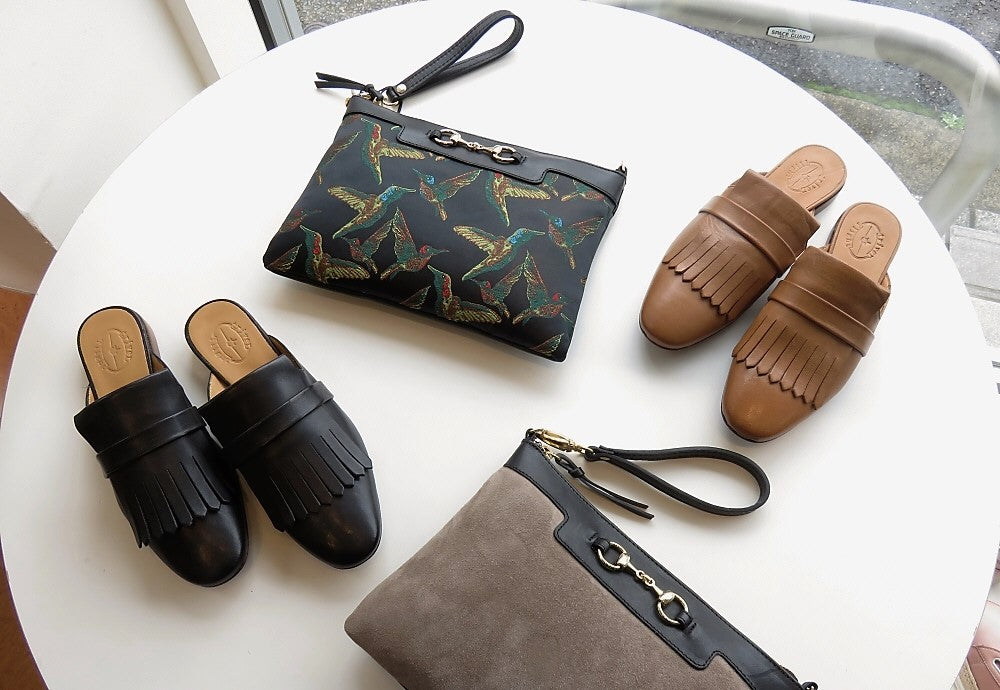 TRIVER FLIGHT(トライベルフライト)ローヒールのミュール