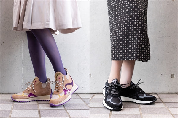 つま先もらくちん! 足幅が広い方にもおすすめの靴も揃っています。