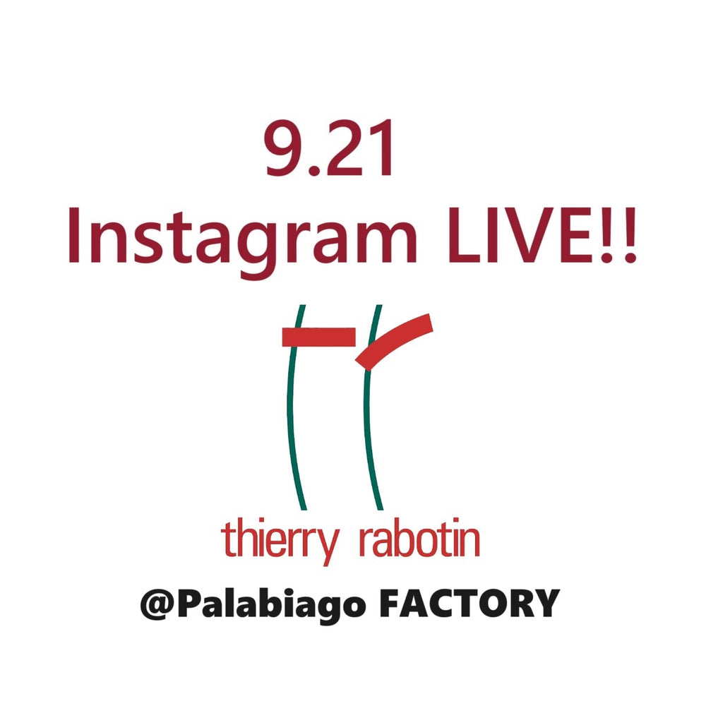 9月21日ThierryRabotinインスタライブ@Parabiago！！